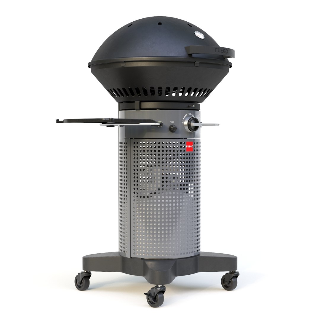 3D Grill Fuego Professional F24c TurboSquid 1435306