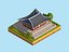 Cartoon Lowpoly Deoksugung Palace Landmark