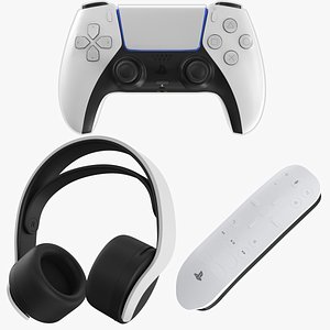 Three PlayStation 5 Accessories model
