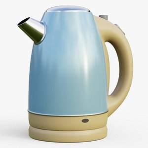 Modern electric kettle 03 3D model