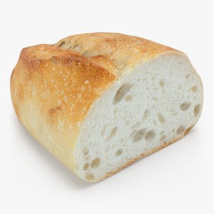 Batard Bread Half 02 model