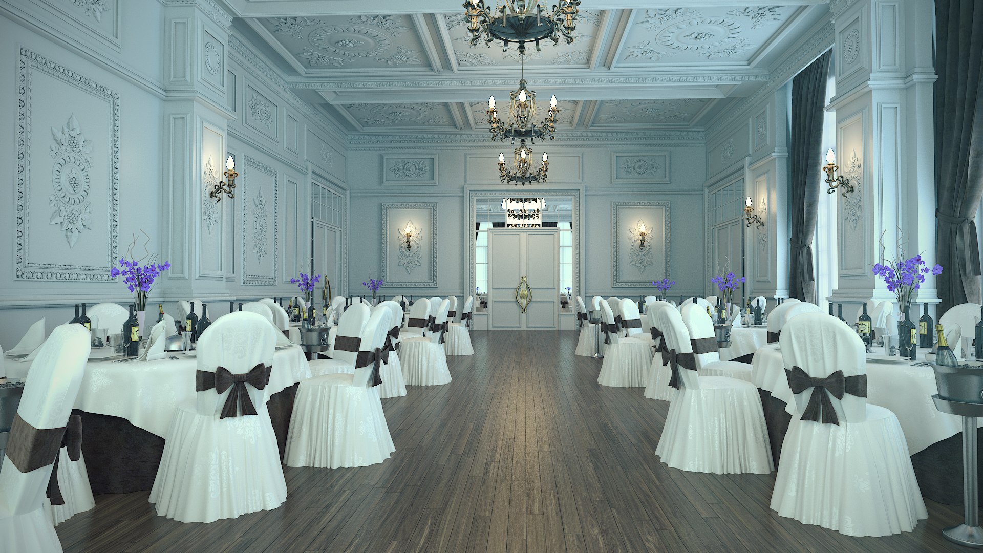 3D Ballroom Interior | 1146762 | TurboSquid