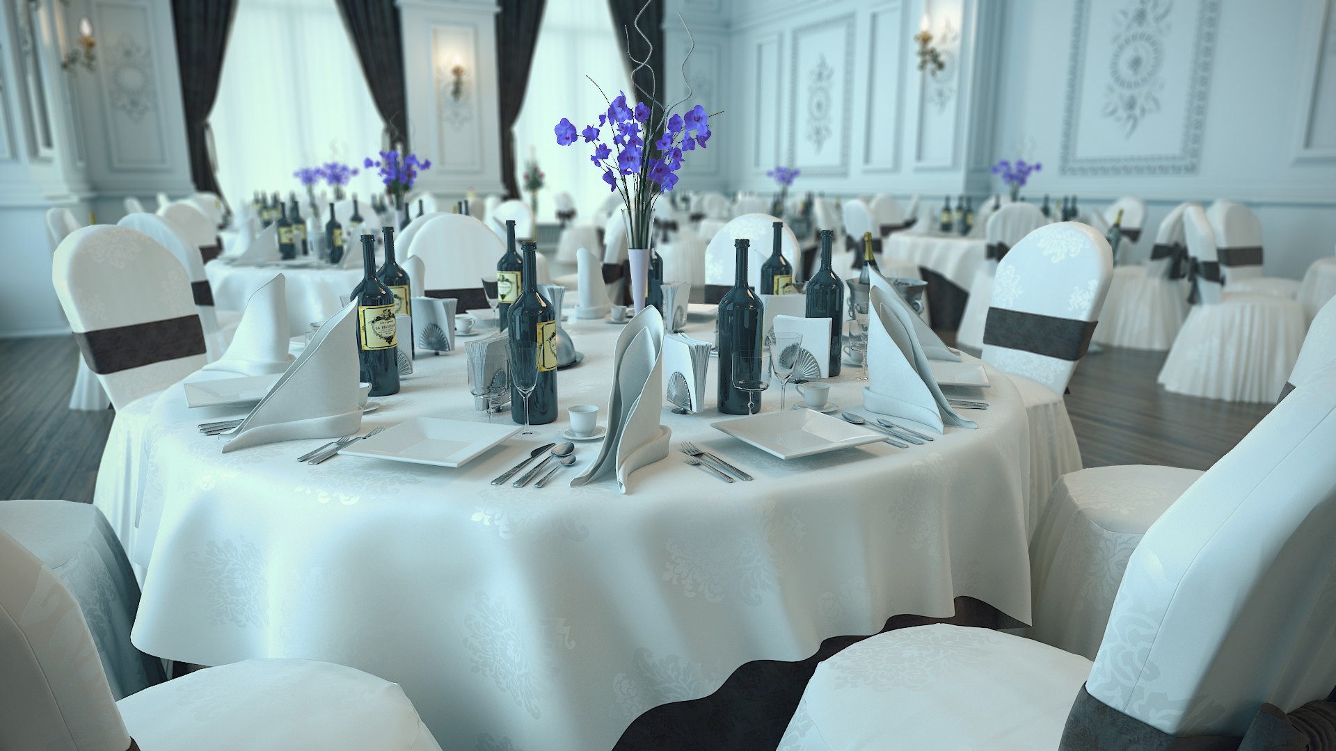 3D Ballroom Interior | 1146762 | TurboSquid