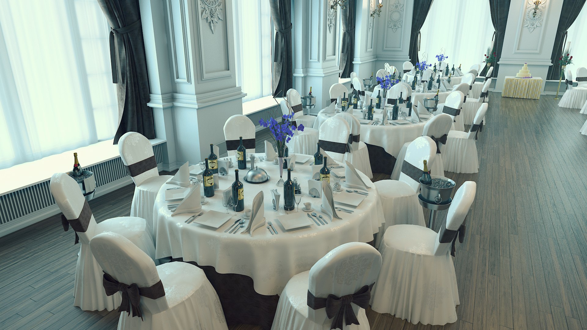 3D Ballroom Interior | 1146762 | TurboSquid