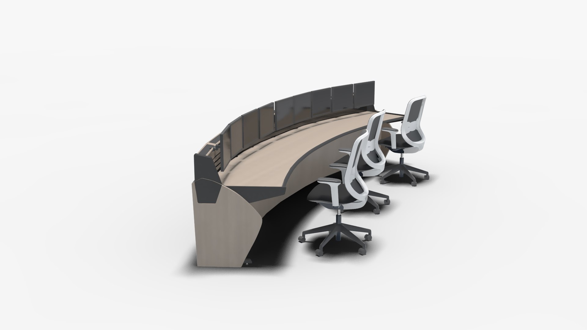 3D Model Control Desk TurboSquid 2142915