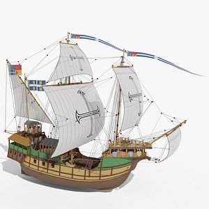 3D Atlantic Carrack model