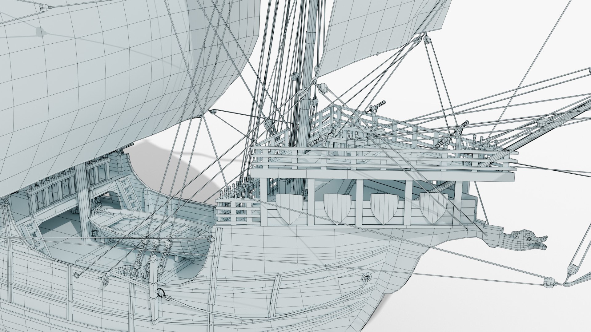 3D Atlantic Carrack Model - TurboSquid 2236448