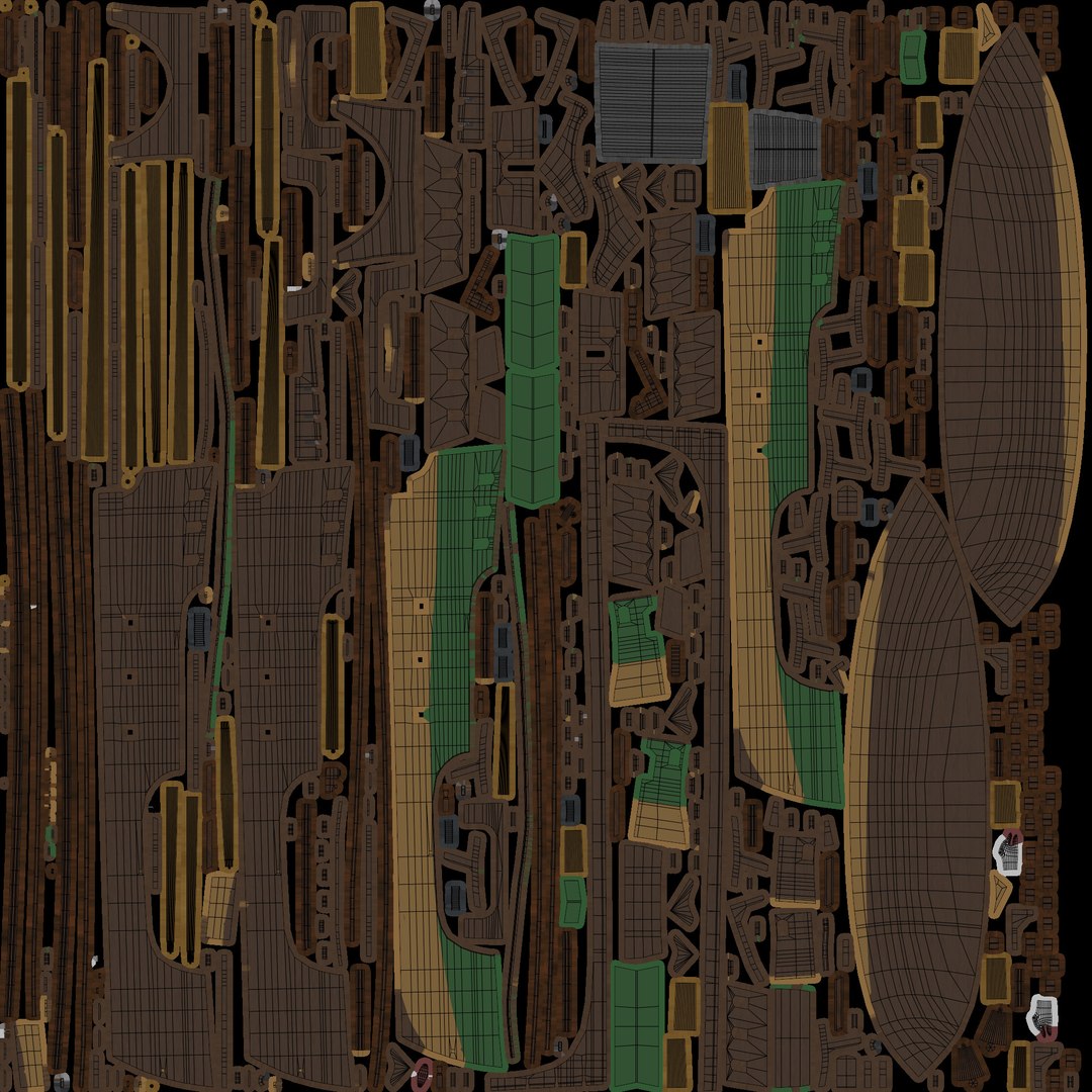 3D Atlantic Carrack Model - TurboSquid 2236448