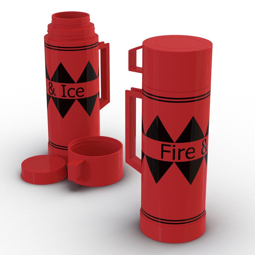 Thermos 3D Model 3D model preview