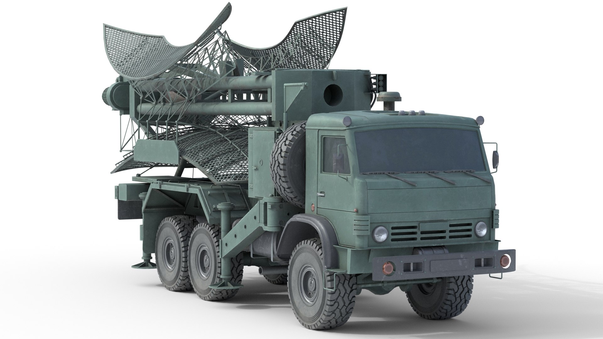 3D Kasta 2E2 Antenna Truck - TurboSquid 2280581