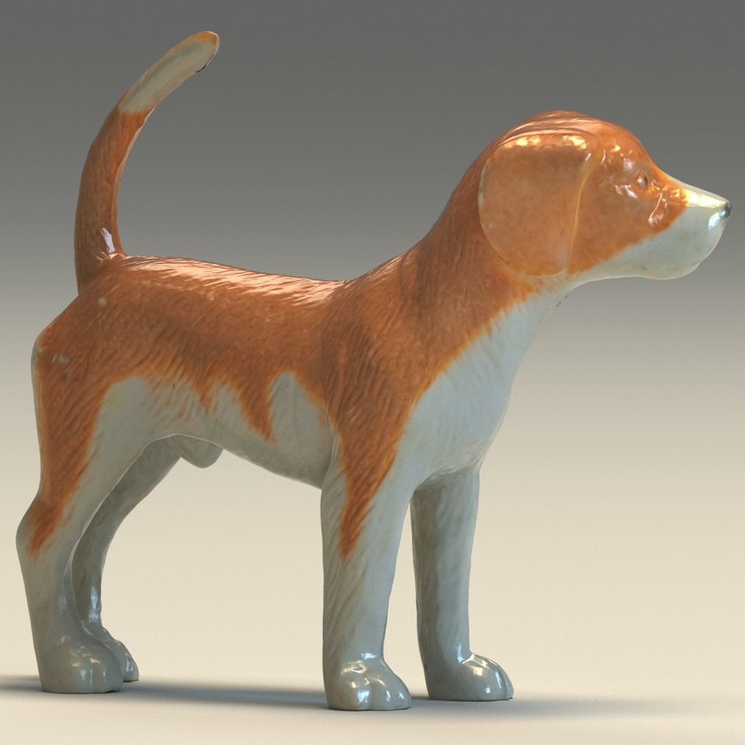 3D Plastic Toy Dog Model TurboSquid 1408096