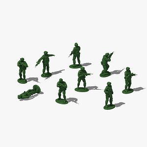 3D model Army Toy Soldiers