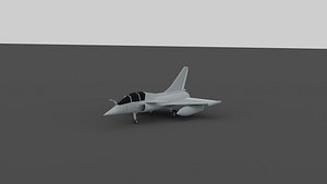 POLYGRUNT - Low Poly Rafale Jet