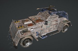 apocalyptic car obj
