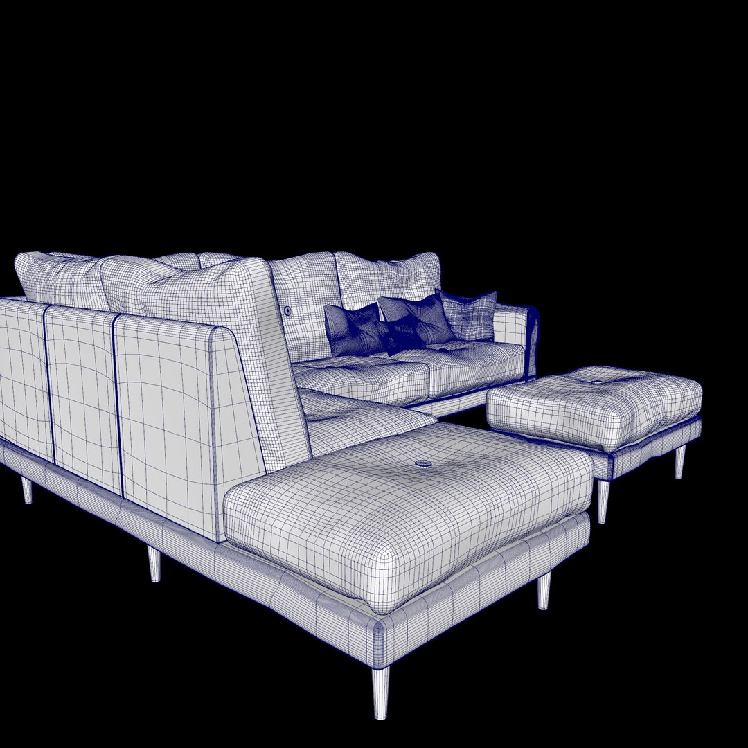 3D Modern Sofa Apartment Interior Pack Model - TurboSquid 2242711