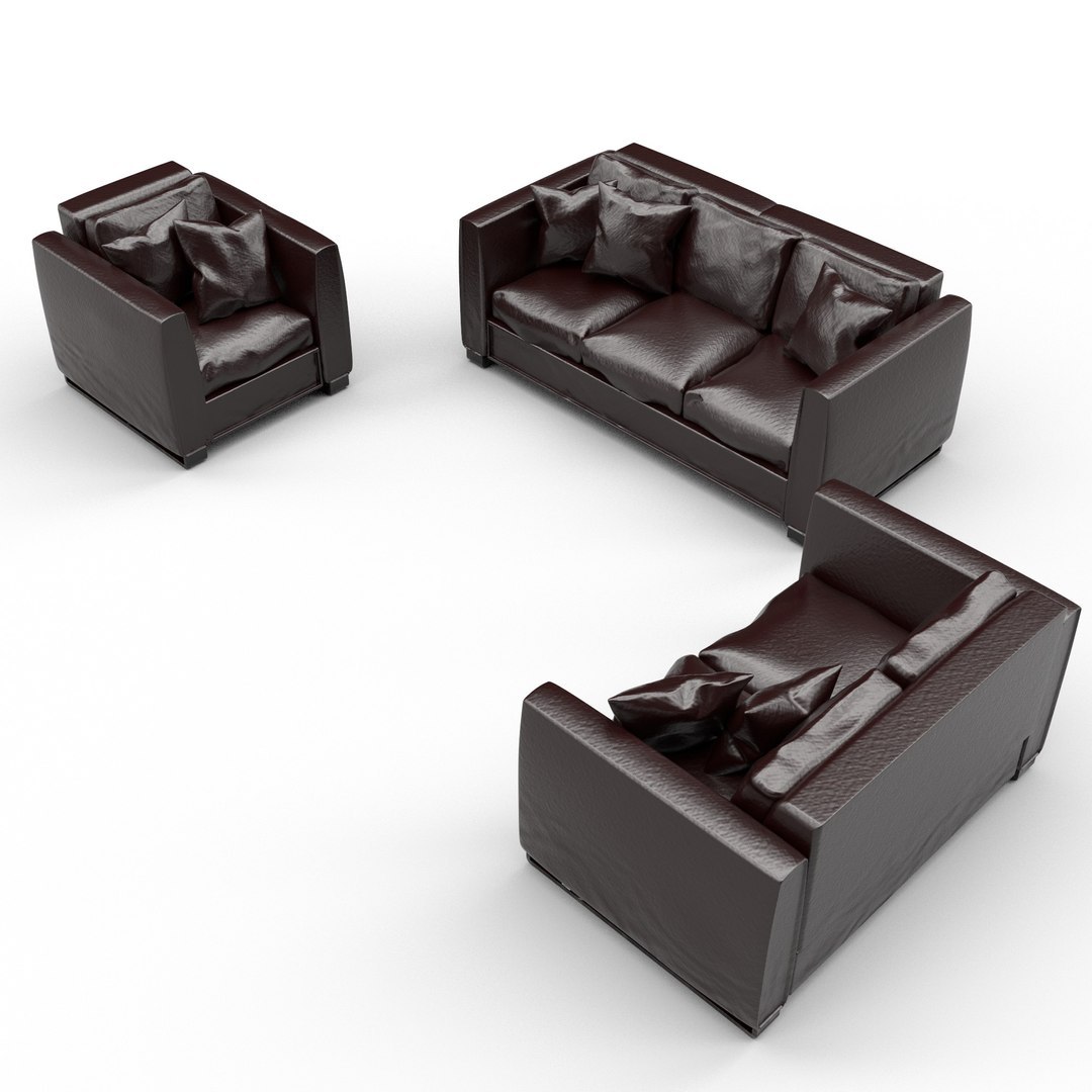 3D Modern Sofa Apartment Interior Pack Model - TurboSquid 2242711