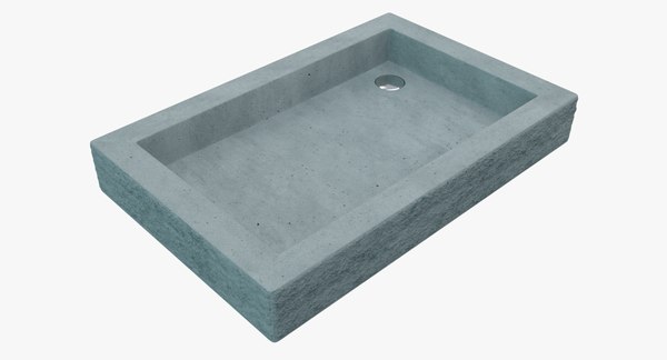 コンクリート流し台093Dモデル - TurboSquid 1381401