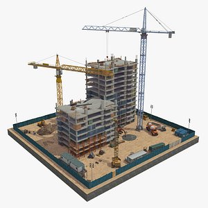 scene construction 2 3D model
