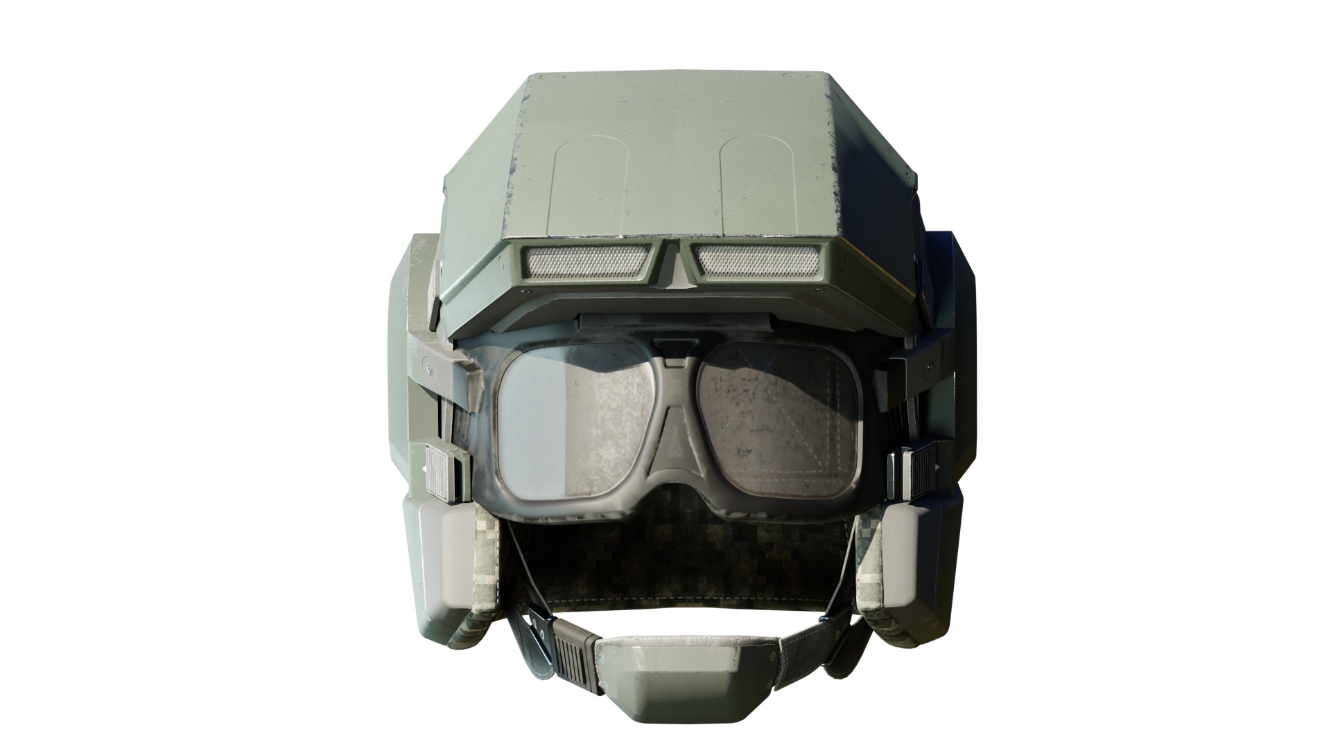 Sci Fi Helmet - Halo Marine Style Model - TurboSquid 2110022