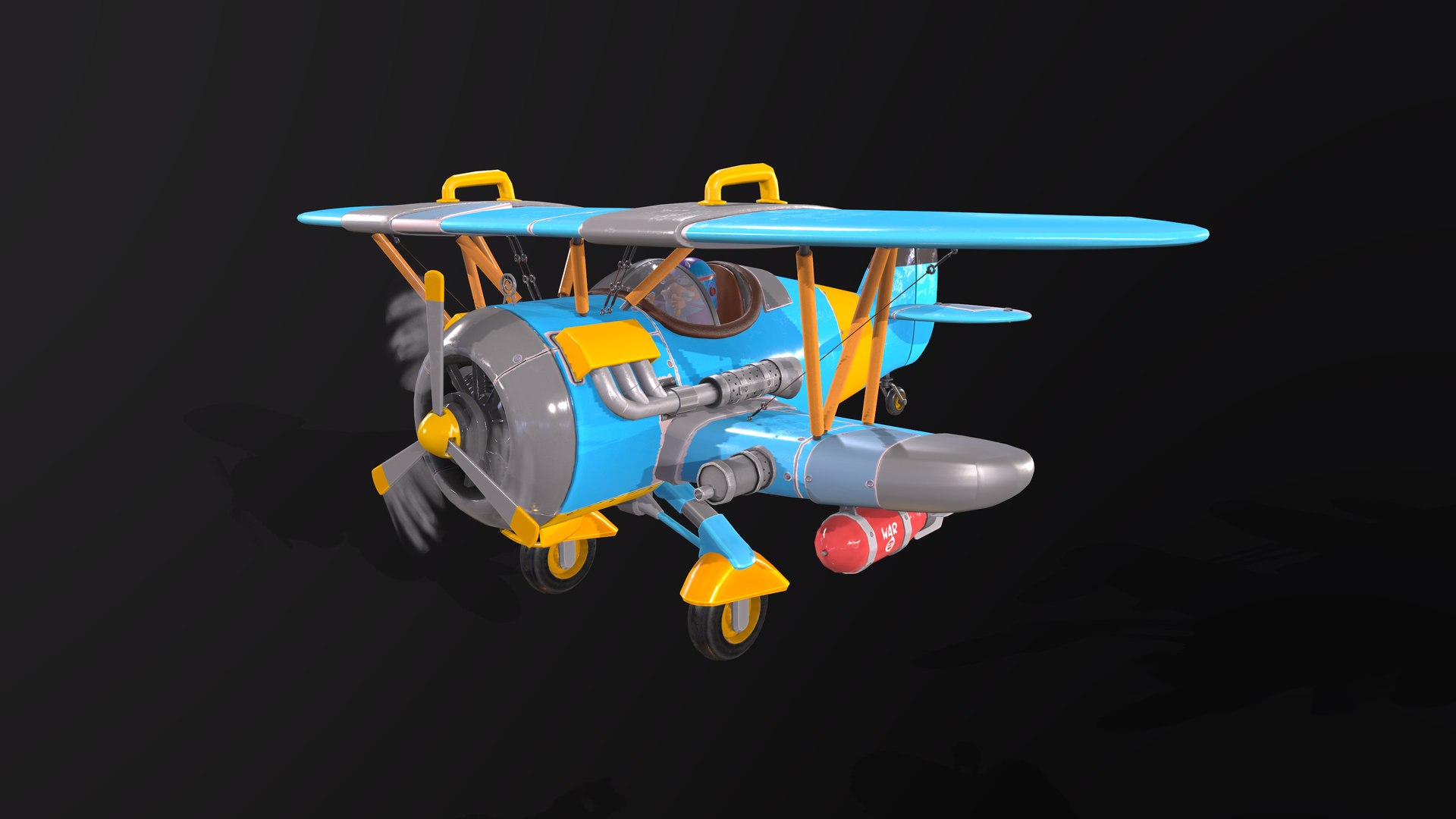 3D model Stylized Plane - TurboSquid 1929838