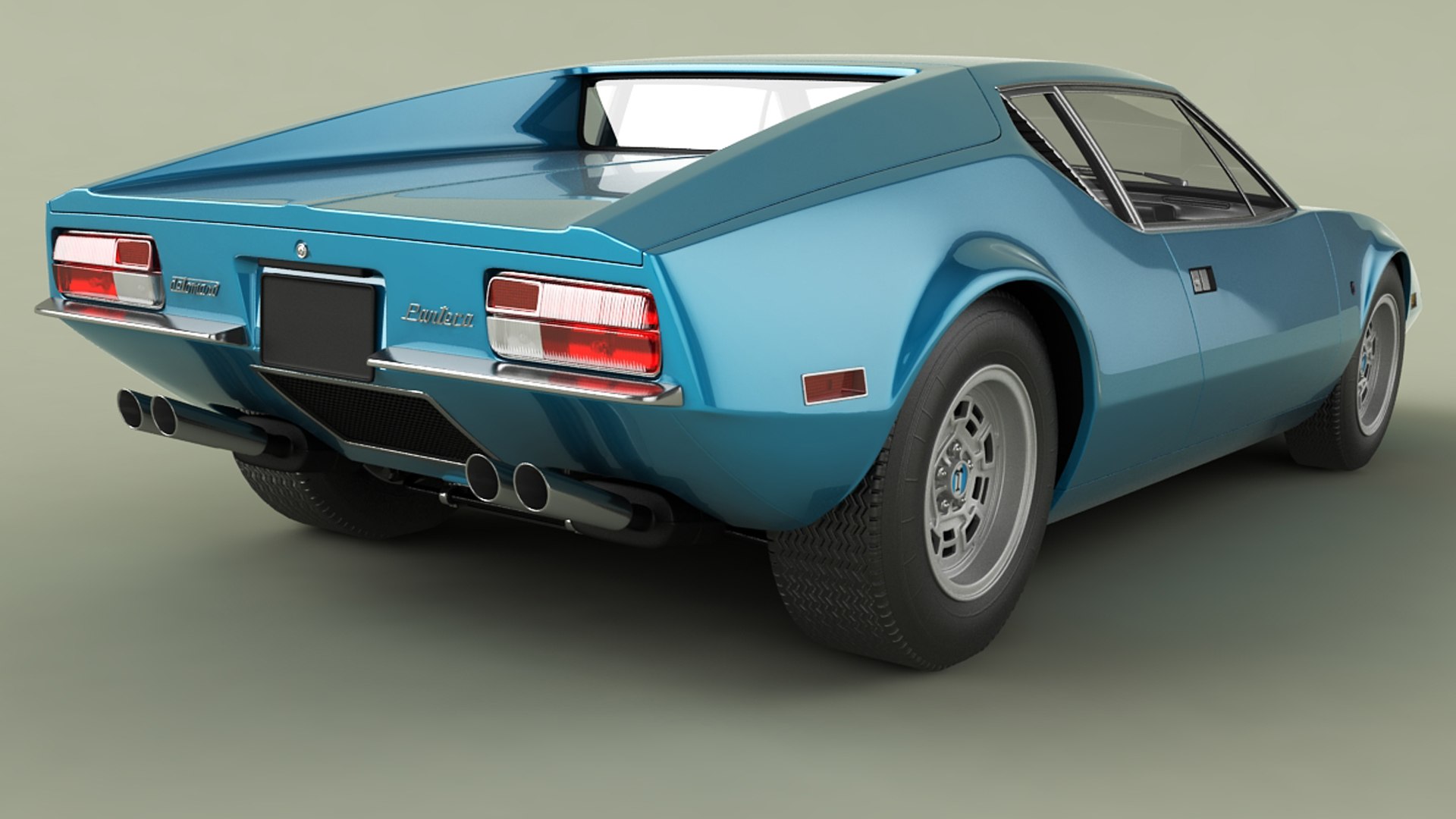 3D De Tomaso Pantera Model - TurboSquid 1847756
