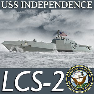 littoral combat ship lcs 3d model
