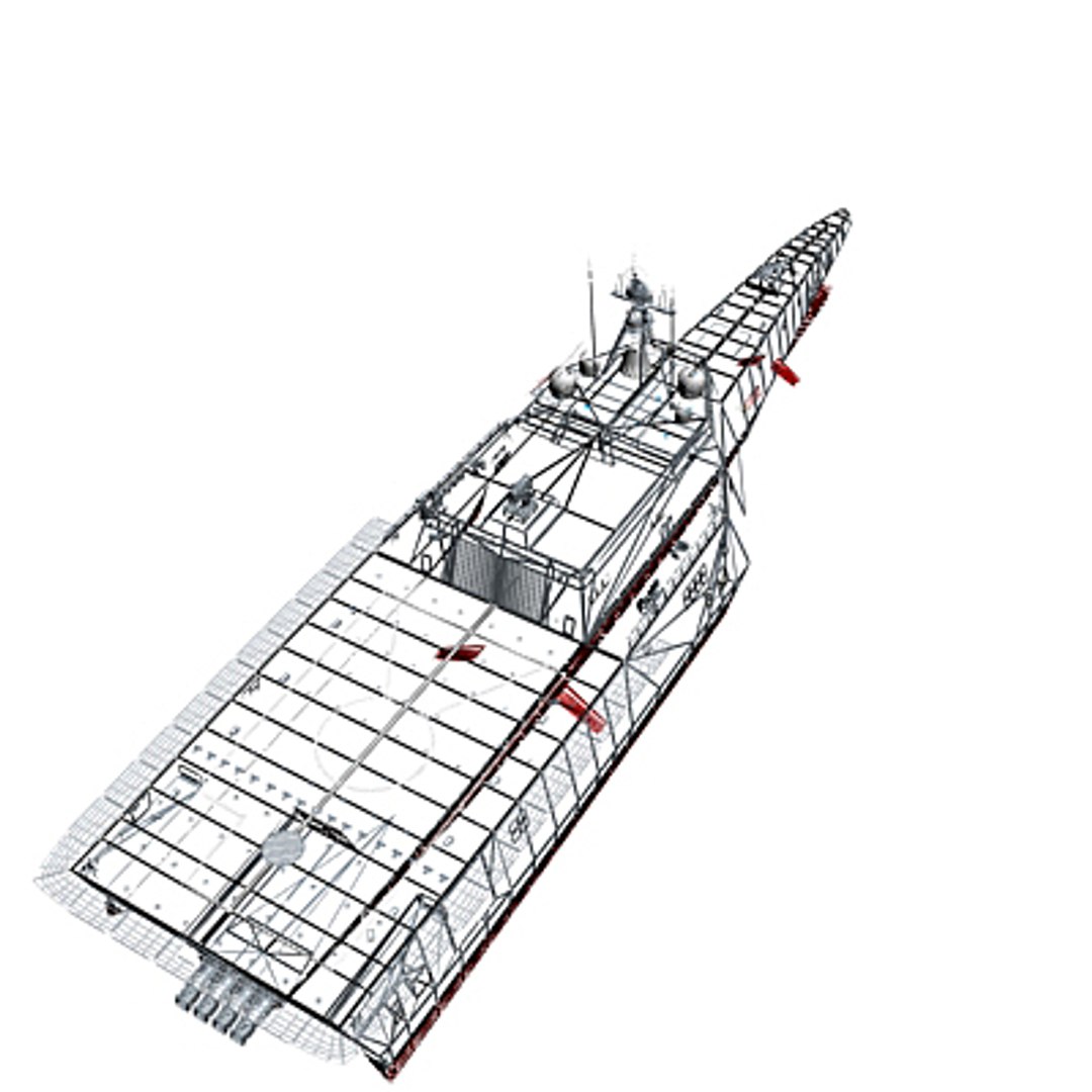 Littoral Combat Ship Lcs 3d Model