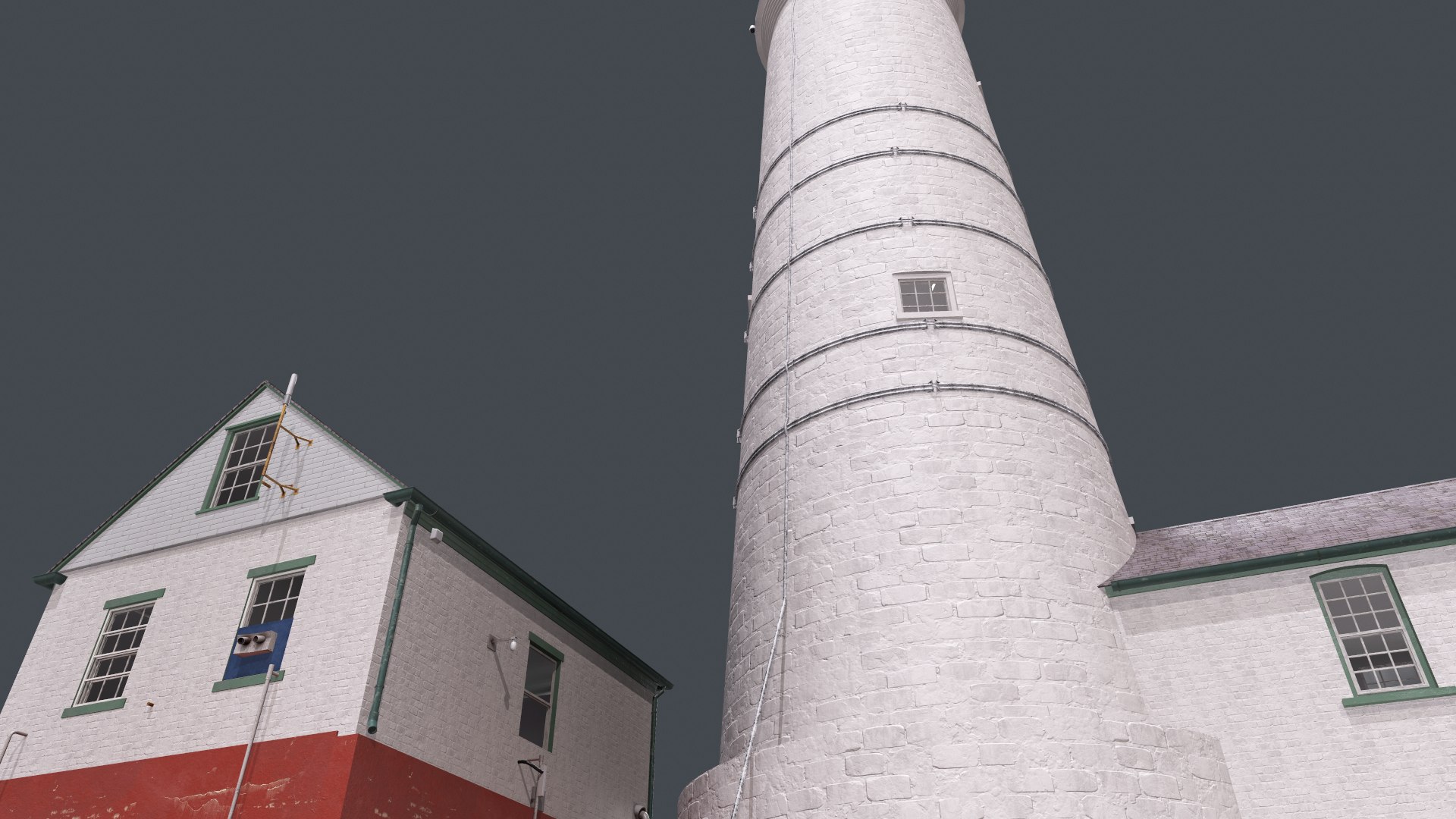 3D Boston Light Lighthouse - TurboSquid 2046576