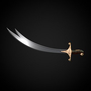 3D model sword imam ali