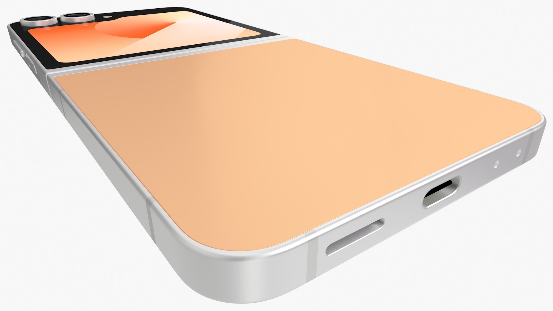 3D Samsung Galaxy Z Flip 6 Peach Animated model https://p.turbosquid.com/ts-thumb/0R/MnscvG/40/sgzfl6o_0006/jpg/1720674209/1920x1080/fit_q87/90376b0cd451db31459eb357661f0e37d420e485/sgzfl6o_0006.jpg