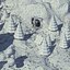 Cartoon island low poly