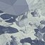 Cartoon island low poly