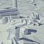 Cartoon island low poly