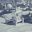 Cartoon island low poly
