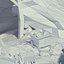 Cartoon island low poly