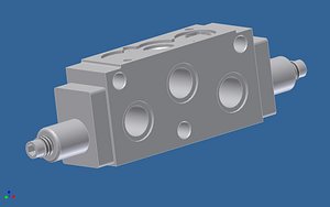3d model of phneumatic manifold