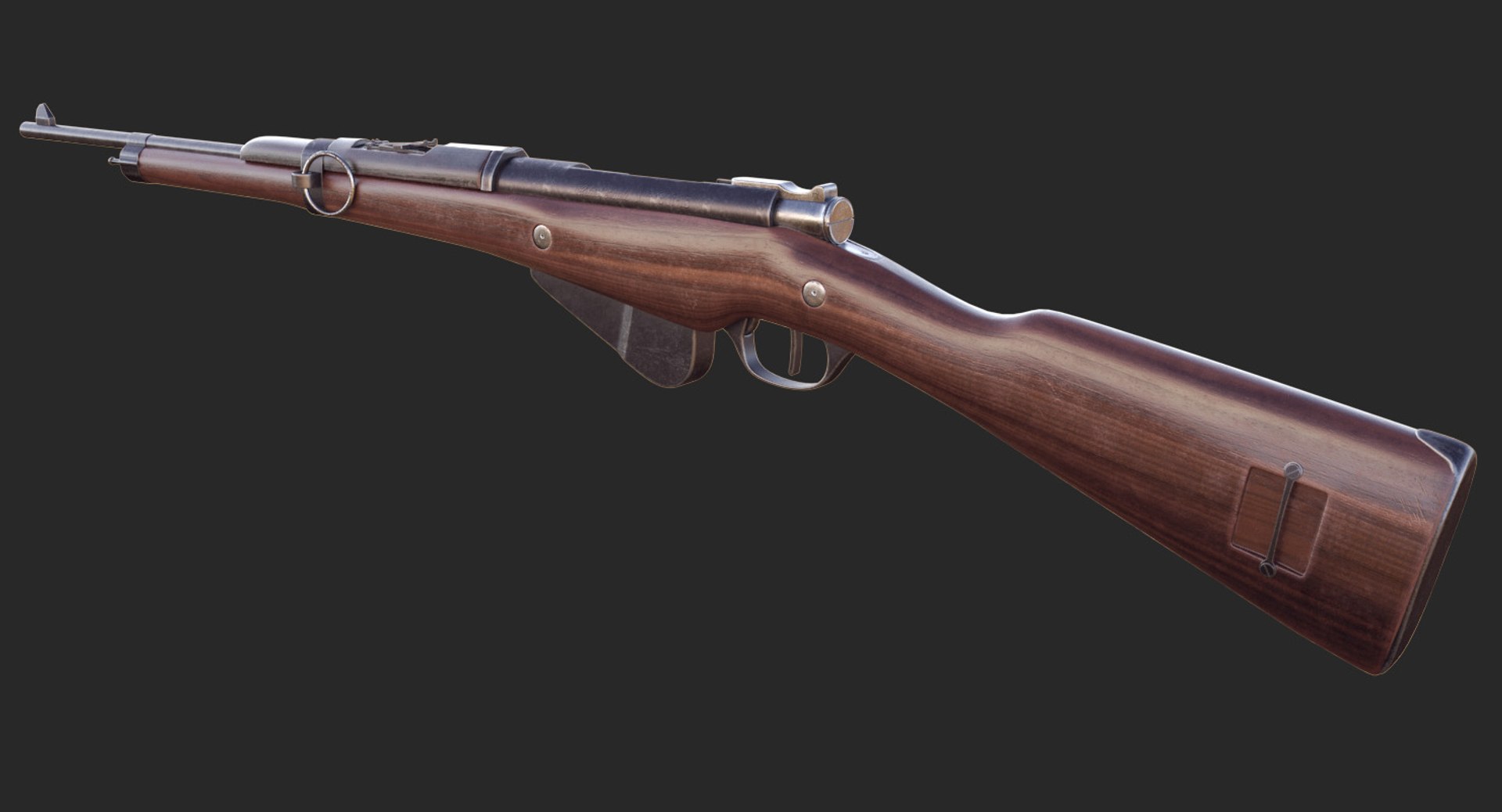 3D French Berthier Rifle - TurboSquid 1357459