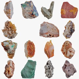 15 3D Scanned Small Rock Part 1 3D model