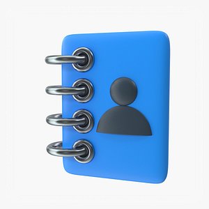 Contact Book Cartoon Style
