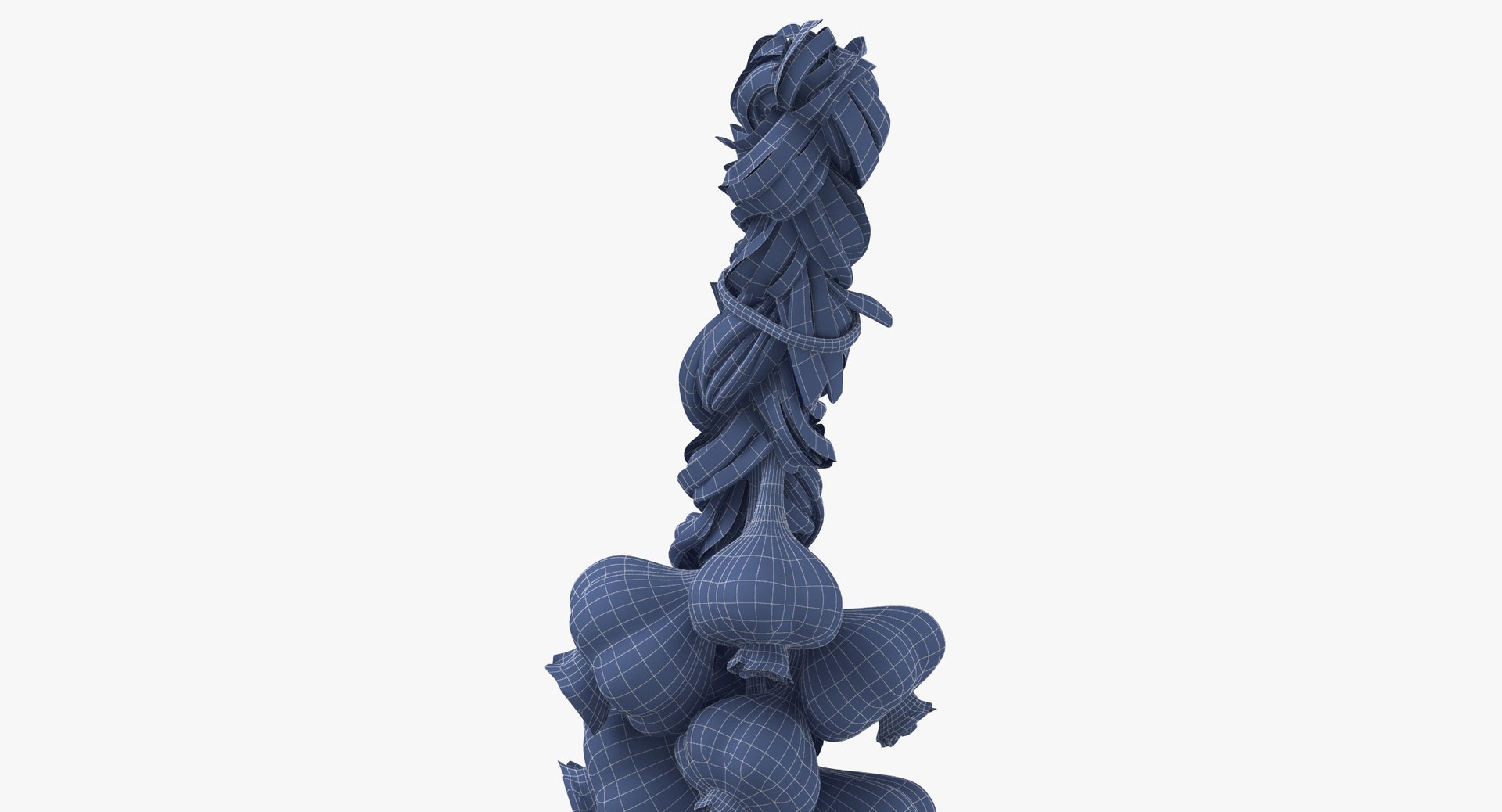 3D model Garlics Collection 06 - 2 models https://p.turbosquid.com/ts-thumb/0R/cflg5z/59/hanging_garlic_001_wireframe_0005/jpg/1635758389/1920x1080/fit_q87/d4112db7b6234f9724e3b4435839bd382ca22851/hanging_garlic_001_wireframe_0005.jpg