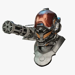 Robot Head 3D model