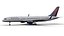 윙렛이있는 B 757-200