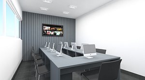3D model Sala reuniao