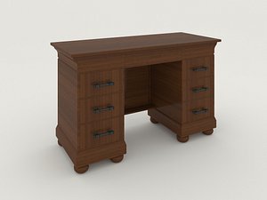 3D classical desk model