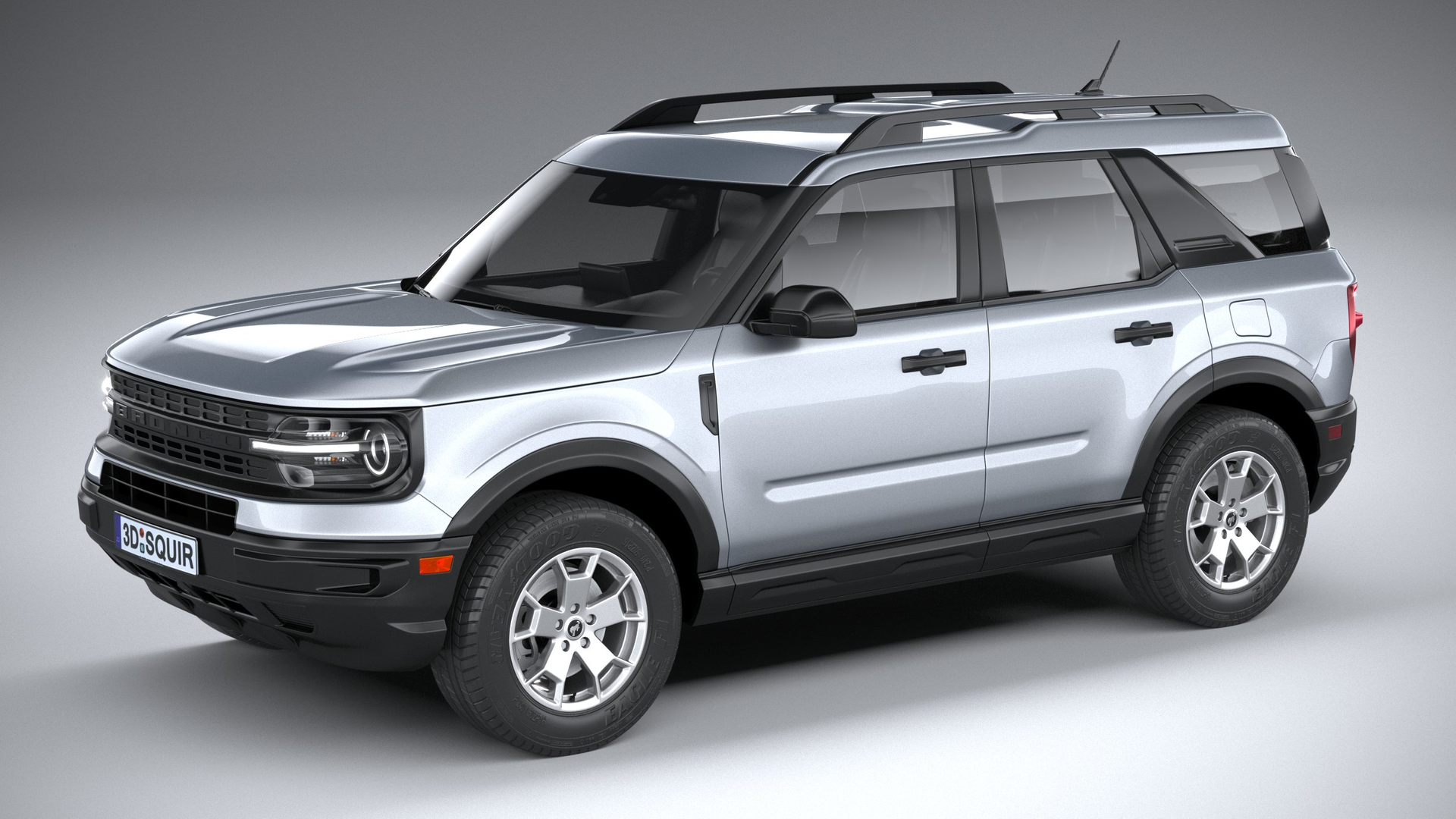 3D bronco sport base model TurboSquid 1677243