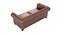 Chesterfield traditional tufted classic sofa armchair chair buttoned leather