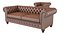 Chesterfield traditional tufted classic sofa armchair chair buttoned leather