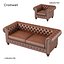Chesterfield traditional tufted classic sofa armchair chair buttoned leather