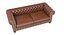 Chesterfield traditional tufted classic sofa armchair chair buttoned leather