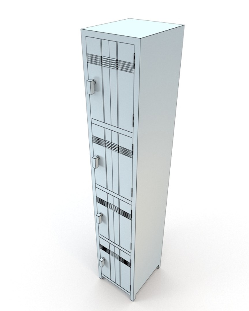 3d Model Of Locker